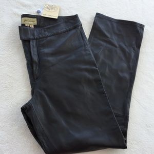 Rem Garson Brown Leather Pants